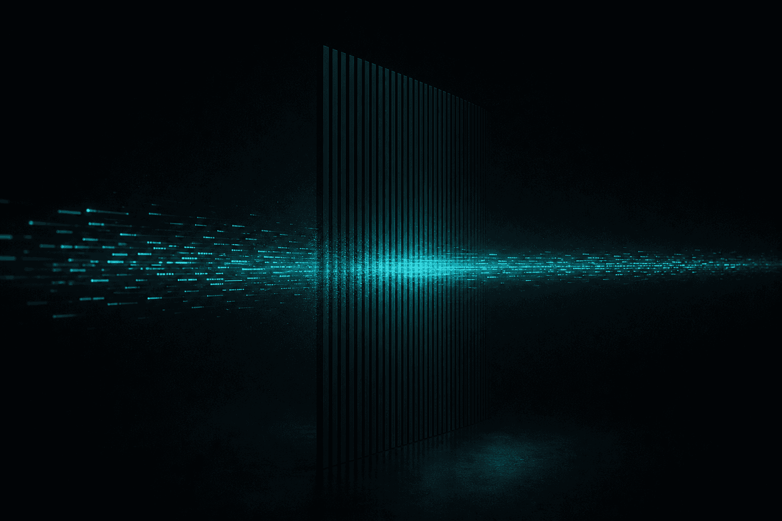 An encrypted data stream passing through a filtered network zone